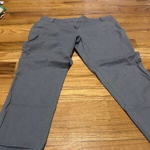 New York & Company Charcoal Straight Leg Pants